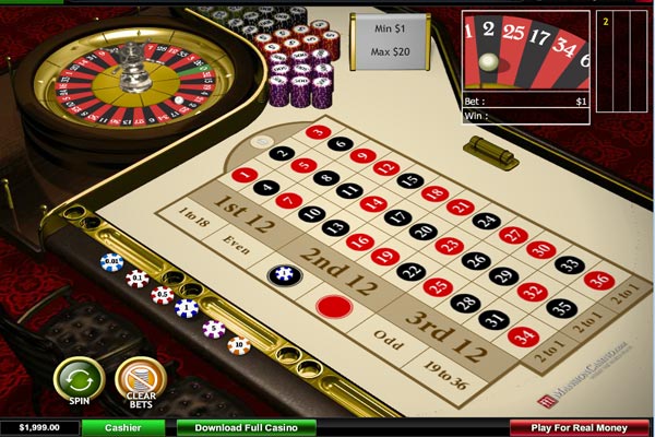 Mansion casino roulette